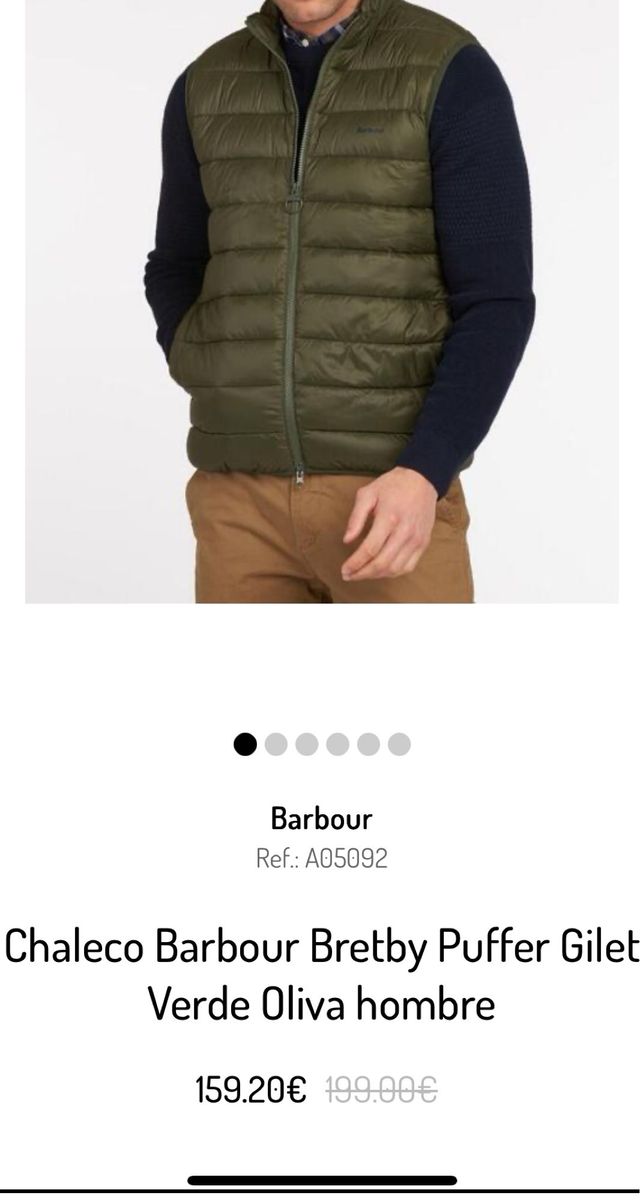 Chaleco barbour original