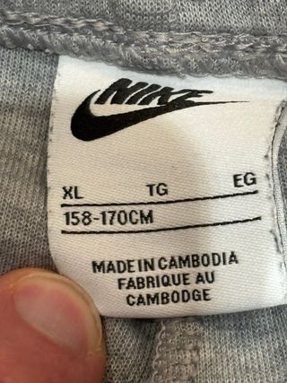 Pantalon nike tech flecee gris