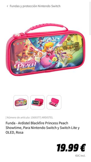 Funda para Nintendo Switch y Switch Lite