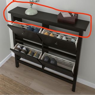 Piano di lavoro Ikea scarpiera Hemnes 