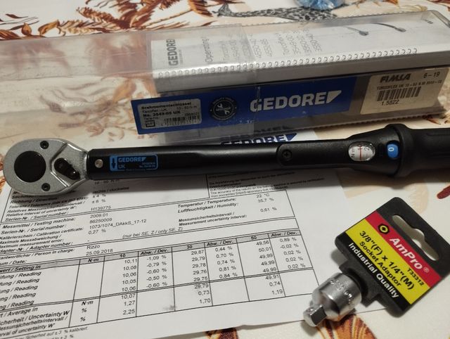 Carraca Dinamometrica gedore