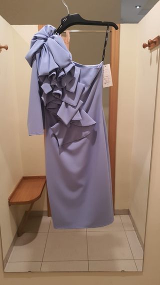 Vestido asimétrico nuevo, de fiesta, t S