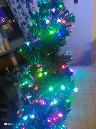 Arbol para Exterior de Navidad luces incorporadas