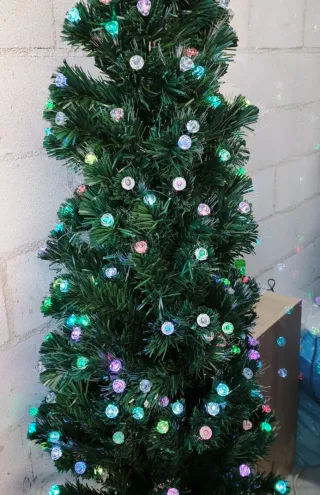 Arbol para Exterior de Navidad luces incorporadas