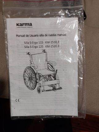 Silla de ruedas plegable