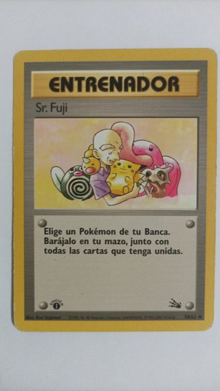 Cartas Pokémon Entrenador TCG 1°edición