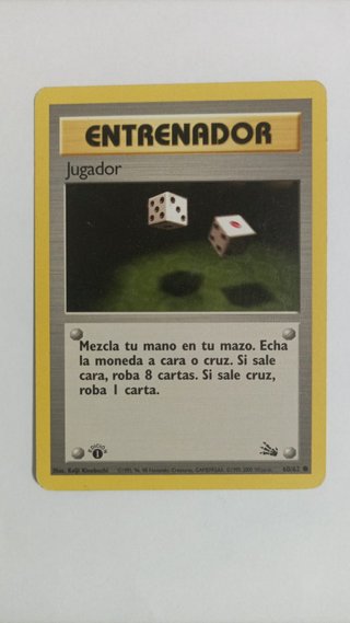 Cartas Pokémon Entrenador TCG 1°edición