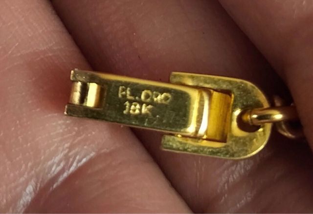 Pulsera vintage chapada en oro