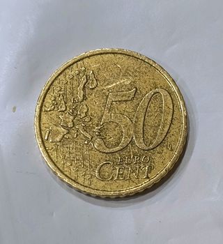 moneda de 50 céntimos de euro