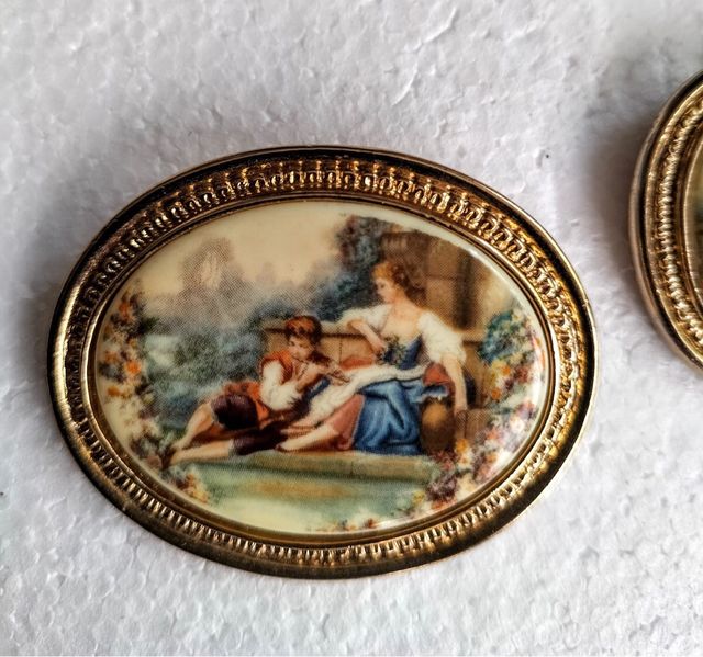 Conjunto joyas antiguas camafeos