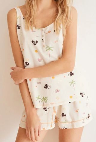 Pijama corto Mickey de Women's Secret talla XS