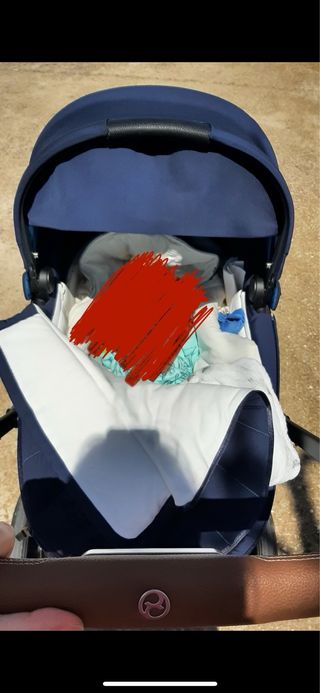 Carrito Cybex priam platinum azul