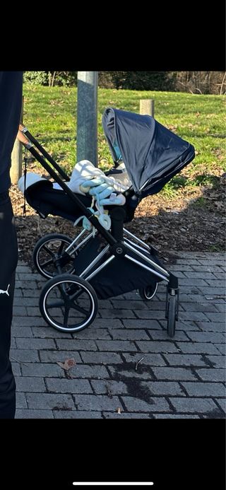 Carrito Cybex priam platinum azul