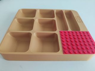 Cajita montar legos (hecho con impresora 3D)