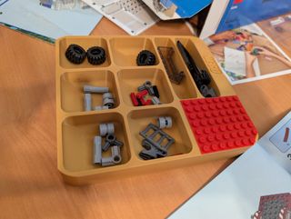 Cajita montar legos (hecho con impresora 3D)