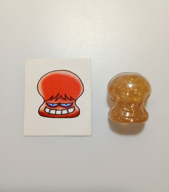 Gogo #10 transparente rare + cromo (serie Buddies)