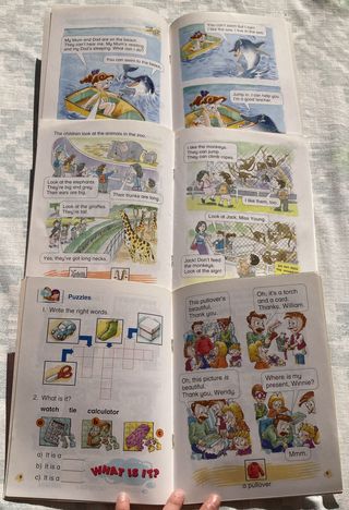 6 libros de Oxford Storyland Readers Niveles 1 a 4