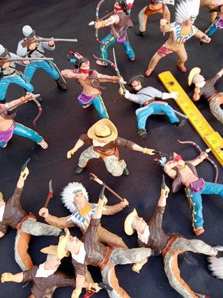 Figuras Oeste Papo años 90 Sin estrenar