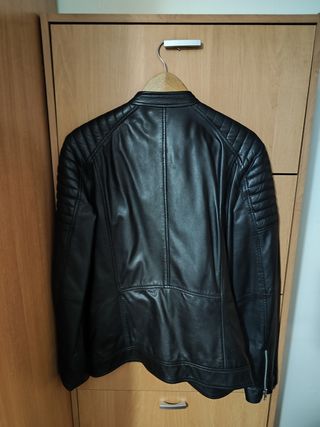 Cazadora piel Jack & jones