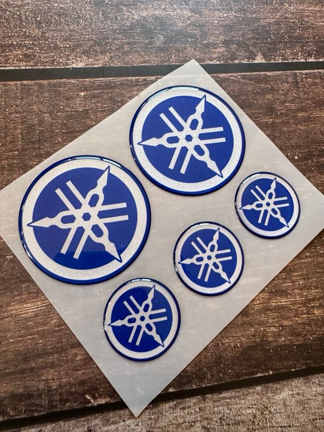 EMBLEMAS 3D GEL YAMAHA MOTO YZR WRF TENERE R1 R6