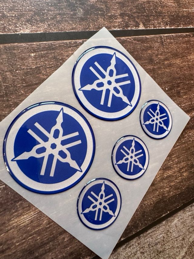 EMBLEMAS 3D GEL YAMAHA MOTO YZR WRF TENERE R1 R6