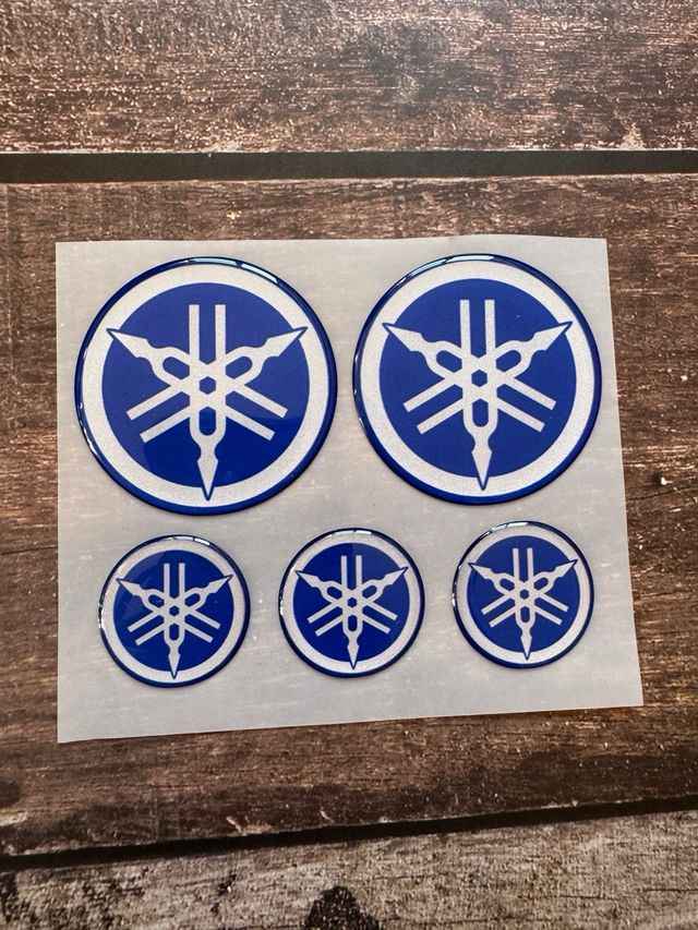 EMBLEMAS 3D GEL YAMAHA MOTO YZR WRF TENERE R1 R6