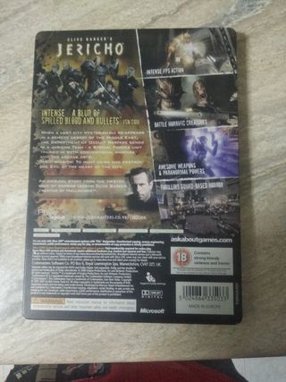 Jericho clive barker Xbox 360