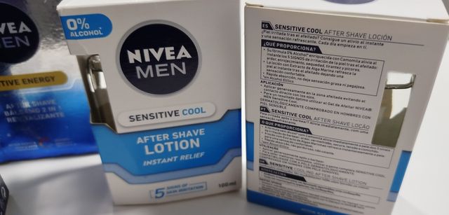 5 UNIDADES AFTER SHAVE NIVEA MEN (NOVO NA CAIXA)