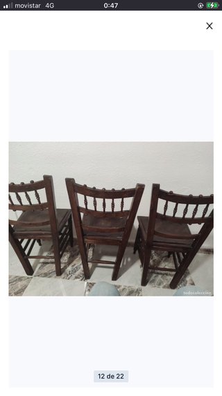 Sillas antiguas tres