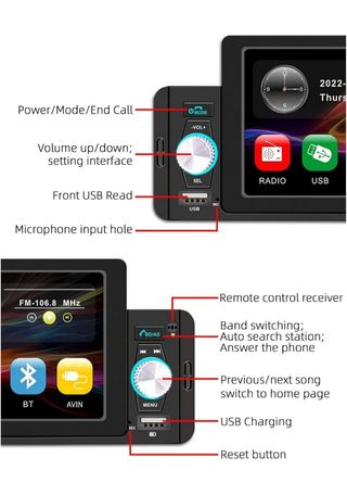 Radio MP3 Carplay