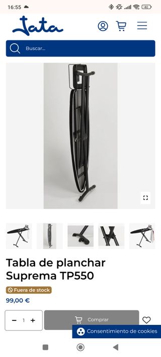 Tabla de planchar JATA