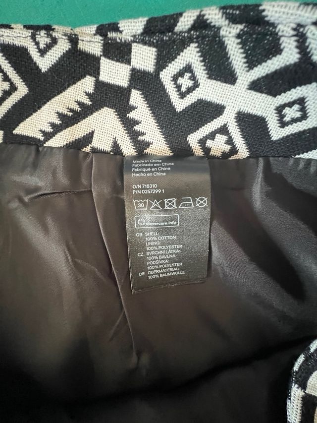 Falda mini invierno H&M