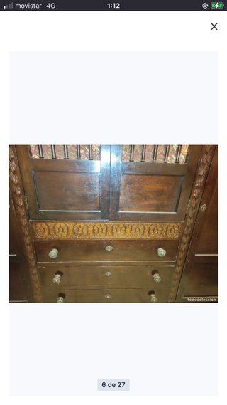Armario antiguo artesanal