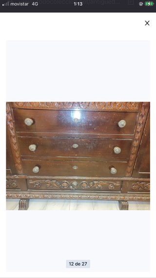 Armario antiguo artesanal