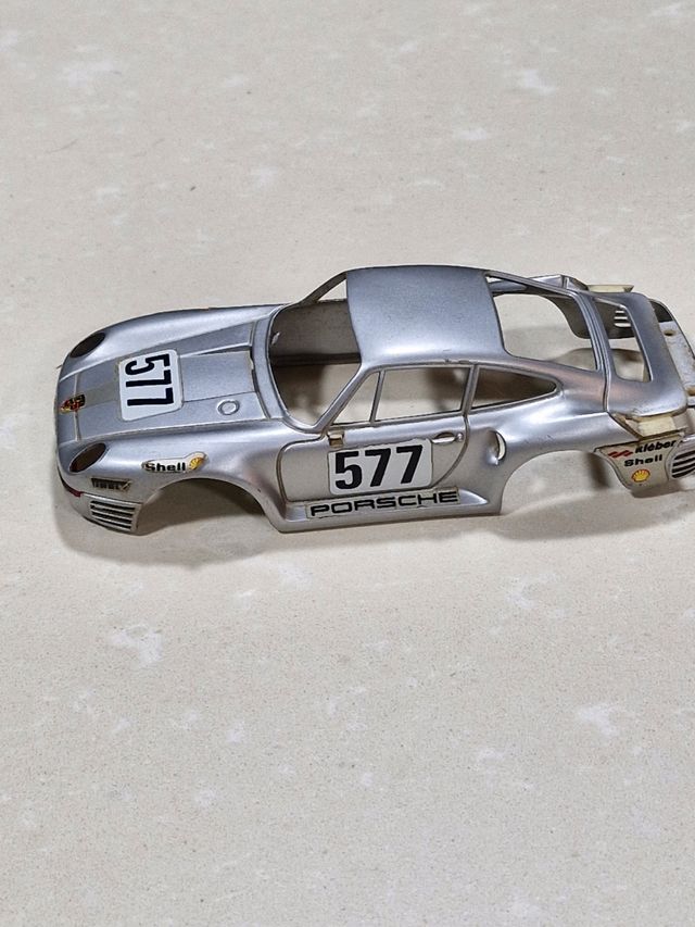 Scalextric carrocería porsche 959 plata