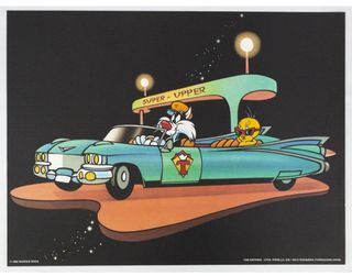 Quadro Silvestro e Titti 1996 Warner Bros