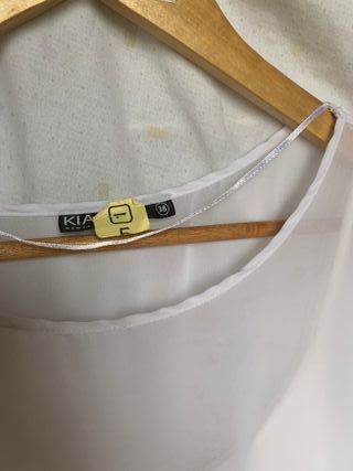 Blusa blanco-negro M