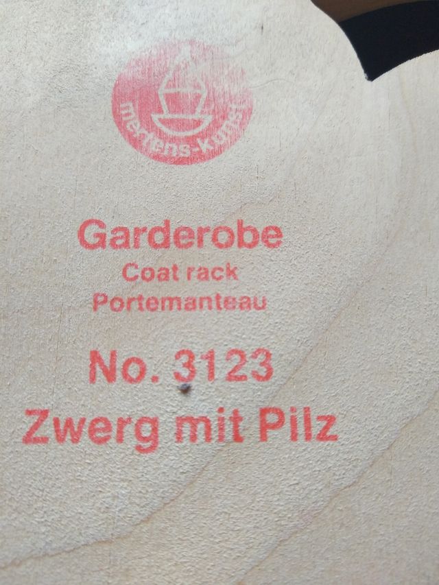 Perchero vintage infantil.