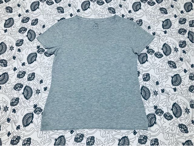 Camiseta Básica Manga Gris Corta Básica XL