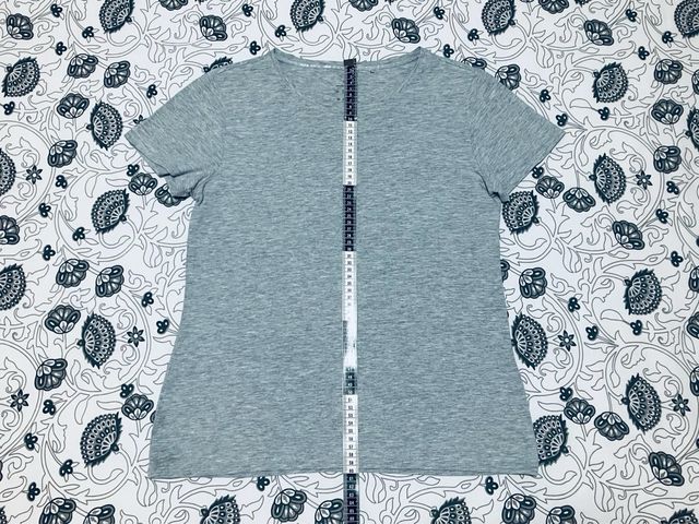 Camiseta Básica Manga Gris Corta Básica XL