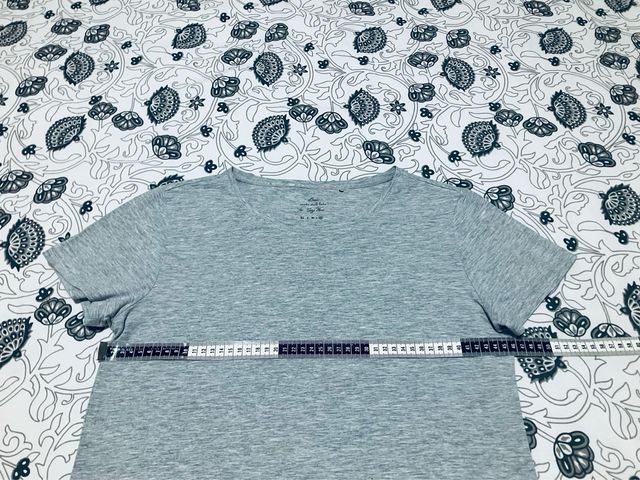 Camiseta Básica Manga Gris Corta Básica XL