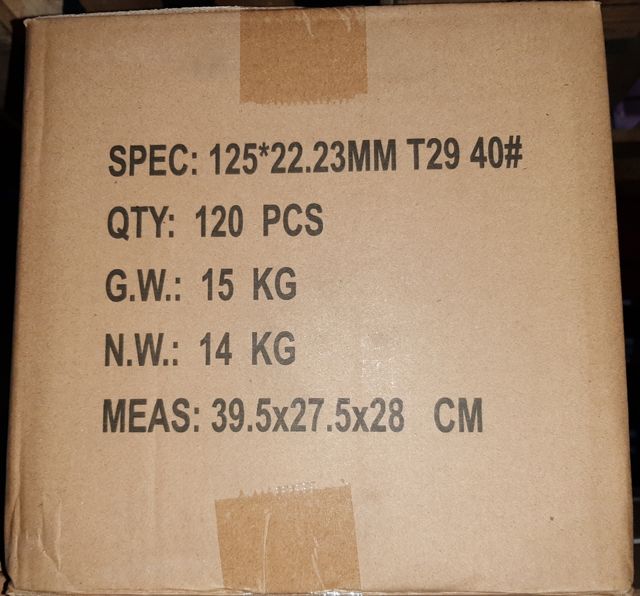 120 piatti 125 grit 40 dischi