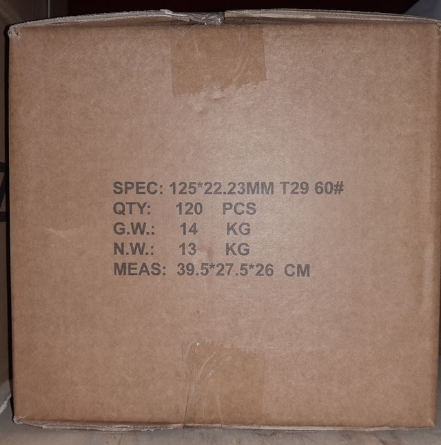 120 piatti 125 grit 60 dischi