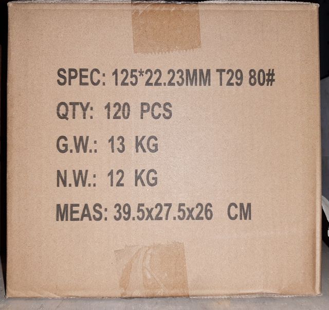 120 lamine a disco 125 grana 80