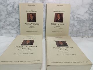 Poesía y prosa completa .Antonio Machado