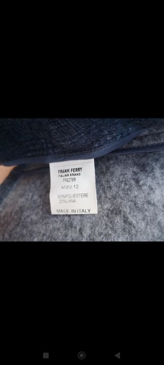 Giacca bambino 12 anni