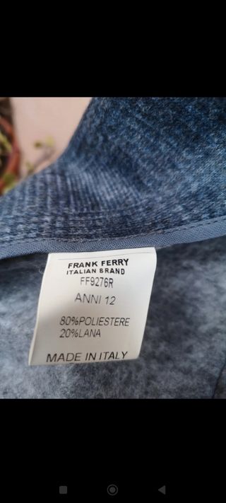 Giacca bambino 12 anni