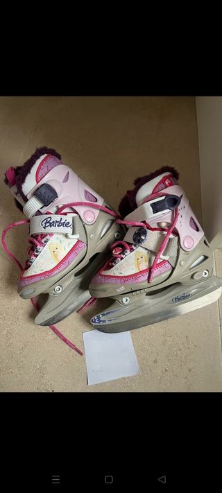 Patines hielo Barbie