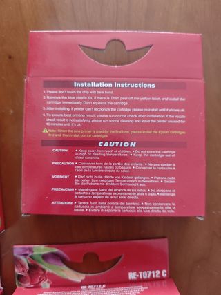 Cartuchos de tinta 