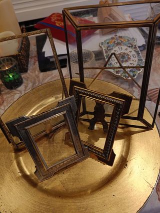 Lote!!...cristal, cajas joyas en ceramica i